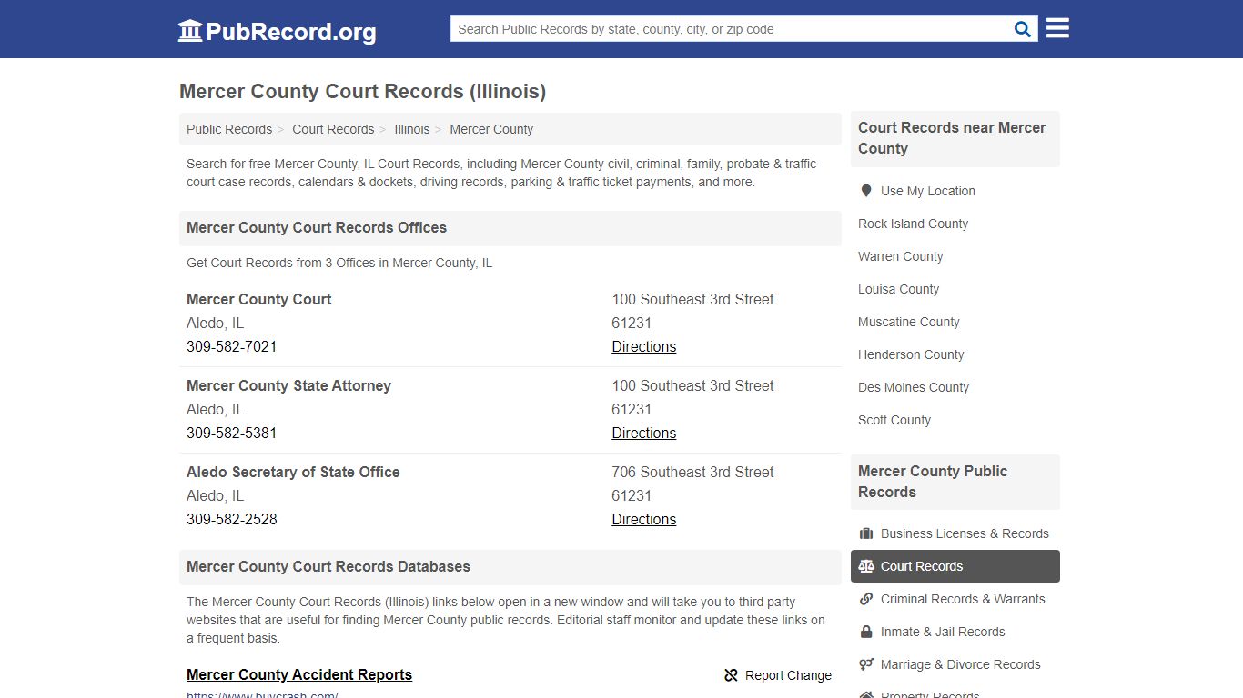Free Mercer County Court Records (Illinois Court Records)